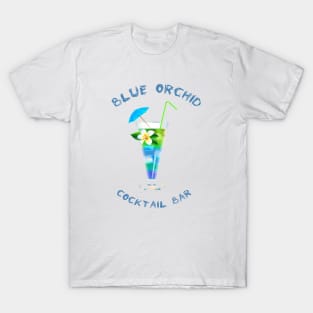 Blue Orchid Cocktail Bar T-Shirt